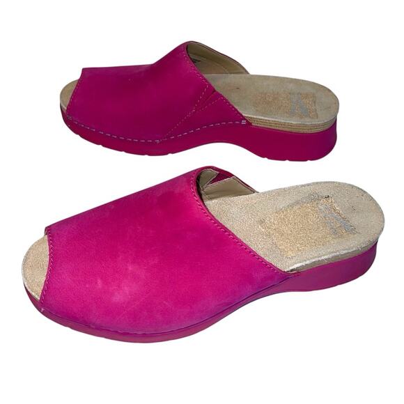 DANSKO women ravyn slip on sandal in fuchsia - Picture 5 of 10